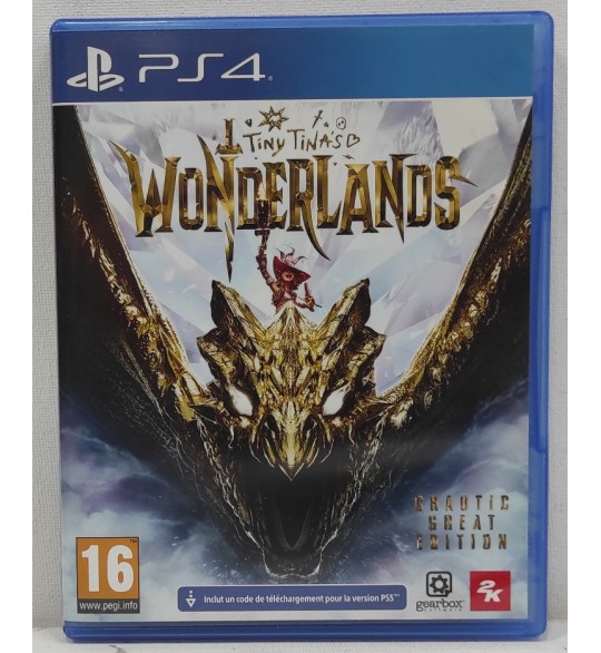 Tiny Tina's Wonderlands Jeu PS4 Playstation 4 Sans Notice  et Sans DLC AF743