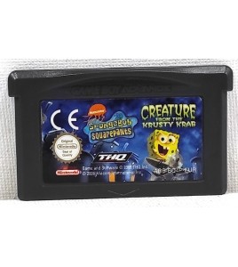 Bob L'éponge : La créature du crabe croustillant Jeu Game Boy Advance AF762