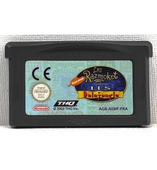 Les Razmoket Rencontrent Les Delajungle Jeu Game Boy Advance AF769