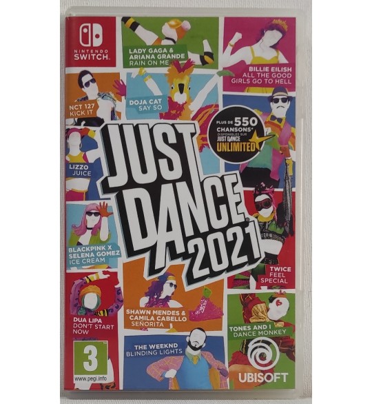 JUST DANCE 2021  Jeu Nintendo Switch Sans Notice AF782