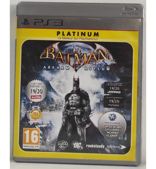 Batman Arkham Asylum Jeu Playstation 3 PS3 Avec Notice AF792