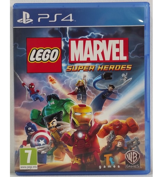 Lego Marvel Super Heroes Jeu PS4 Playstation 4 Sans Notice AF793