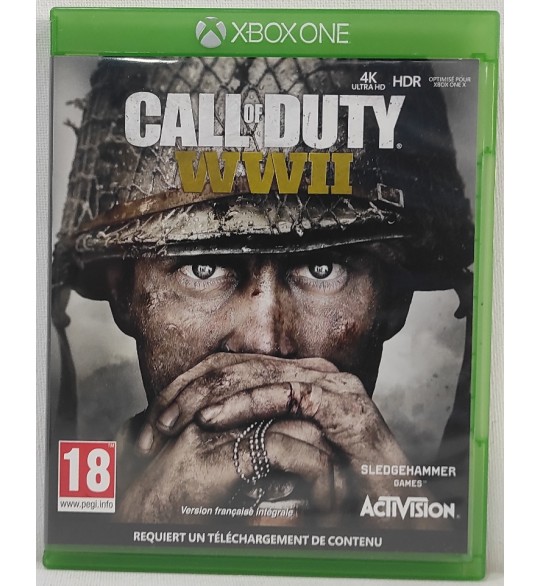 Call of duty : World War II  Jeu Xbox One Sans Notice AF812