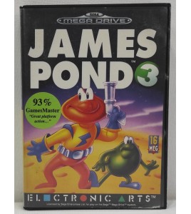 James Pond 3  Jeu Sega Megadrive  Pal Avec Notice AF834