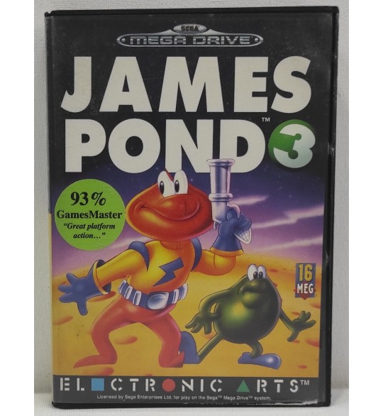James Pond 3  Jeu Sega Megadrive  Pal Avec Notice AF834