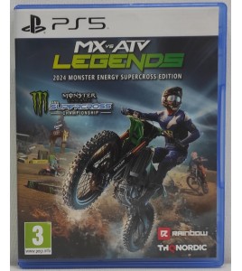 MX vs ATV Legends 2024 Monster Energy Supercross Jeu PS5 Sans Notice AF855