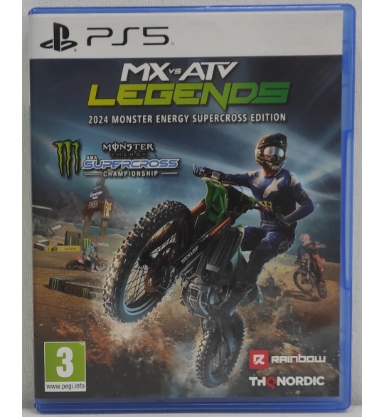 MX vs ATV Legends 2024 Monster Energy Supercross Jeu PS5 Sans Notice AF855