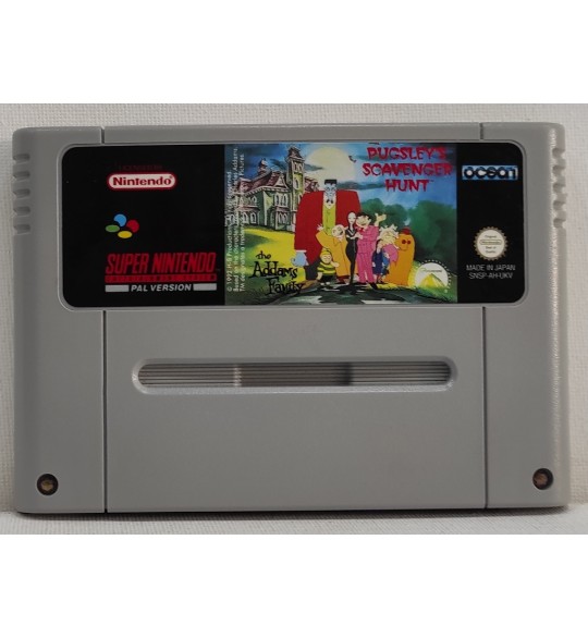 The Addams Family Pugsley's Scavenger Hunt Jeu Super Nintendo SNES / Pal/ Eur AF888