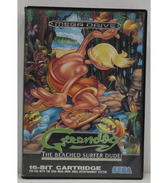 Greendog: Le Surfer Échoué Jeu Sega Mega Drive Pal Sans Notice AF892