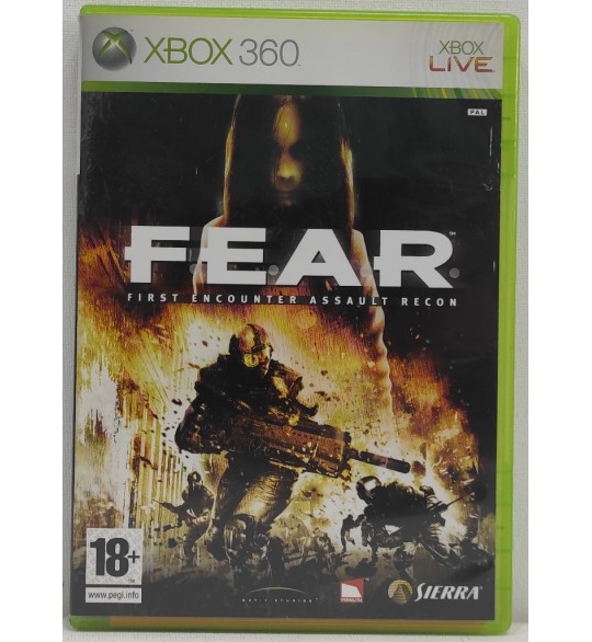 Fear First Encounter Assault Recon Jeu Xbox 360 Avec Notice AF943