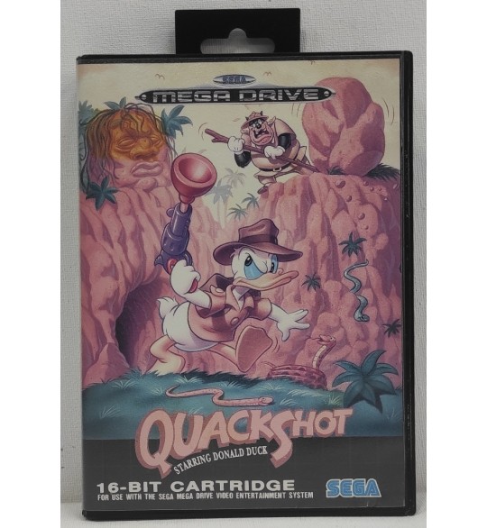 Quackshot Jeu Sega Mega Drive  Pal  Avec Notice AF955