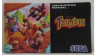 Talespin Jeu Sega Mega Drive  Pal Avec Notice AF956