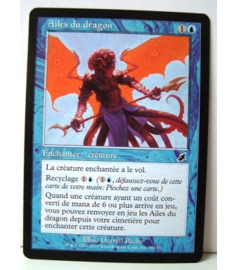 Carte magic the gathering mtg - ailes du dragon - fléau - commune