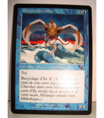 Carte magic the gathering mtg - ranger des cotes - fléau - commune 