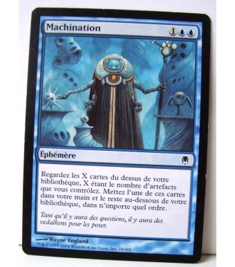 MTG CARTE MAGIC MACHINATION  [Sombracier] VF  Machinate 