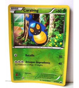 Carte Pokémon CARABING 60 PV 91/08 Holo Reverse Noir Blanc Explorateurs Obscurs 