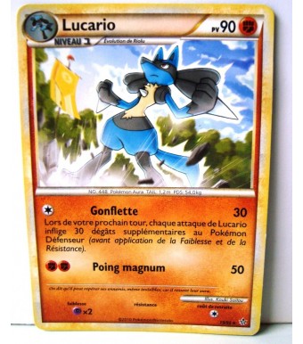 CARTE POKEMON LUCARIO - 90 PV - 19/95