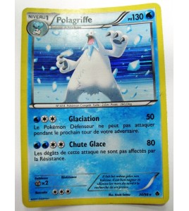 Carte Pokemon Polagriffe 130 pv Noir et Blanc Pouvoirs Emergents holo 