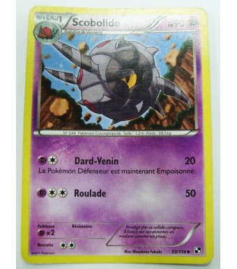 Carte Pokemon Scobolide 90 PV 53/114