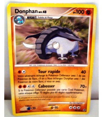 Carte Pokémon Diamant et Perle Merveilles Secrètes 48132 Donphan 100 pv