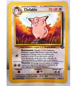 Carte pokemon étrangère d'occasion HOLO CLEFABLE 164 70HP