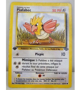 Carte pokemon  PIAFABEC 50PV 62/64