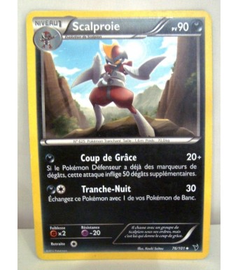 Carte Pokemon Scalproie Pv 90 76/101