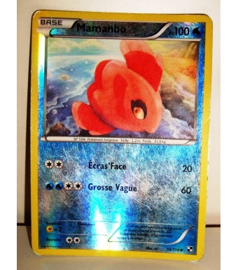 Carte Pokémon Unco Holo Reverse Mamanbo 100 PV 38/114 (Noir et Blanc)