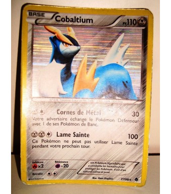 CARTE POKEMON  COBALTIUM HOLO 110PV 77/98 