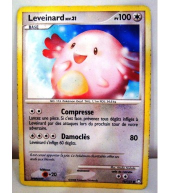 CARTE POKEMON TRESORS MYSTERIEUX N° 76/123 LEVEINARD 100 PV