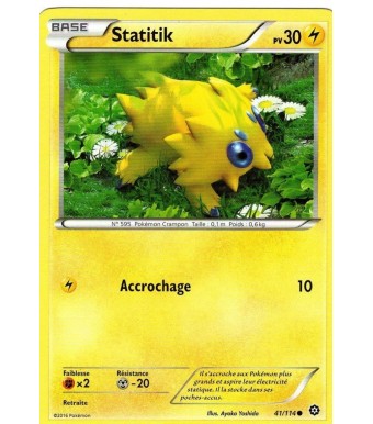 Carte Pokémon Statitik 30pv 41 114 XY Offensive Vapeur 