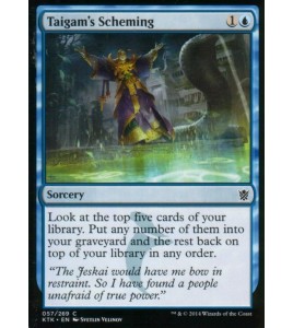 aigam's scheming  NM M  Khan of tarkir  Magic MTG