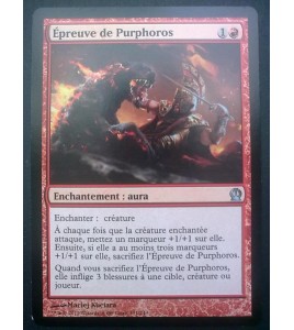 Carte magic the gathering mtg  épreuve de purphoros  unco  theros  131