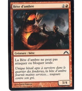 Carte Magic MTG Bête d'Ambre 89 249 Insurrection