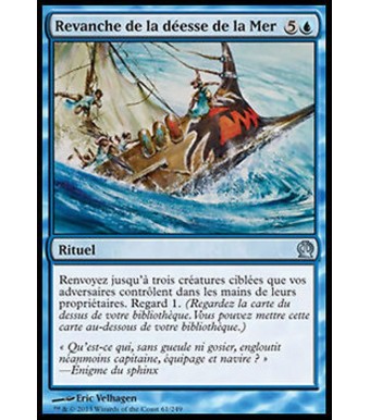 MTG Revanche de la déesse de la Mer  Sea God's Revenge