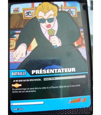 Carte de Collection de jeux DRAGON BALL VF P  PRESENTATEUR  DB