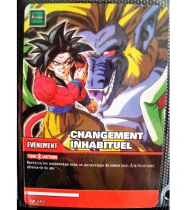 CARTE DRAGON BALL Z - CHANGEMENT INHABITUEL - DB- 380