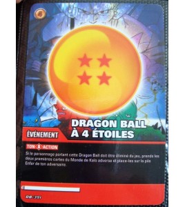 CARTE DRAGON BALL Z - DRAGON BALL A 4 ETOILES - DB- 391 