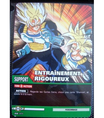 CARTE DRAGON BALL Z - ENTRAINEMENT RIGOUREUX - DB-371 