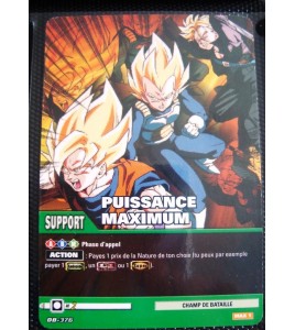 CARTE DRAGON BALL Z - PUISSANCE MAXIMUM - DB-376