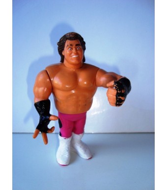  FIGURINE 90'S CATCH WWF HASBRO 1991 BRUTUS THE BARBER BEEFCAKE (11x8cm)