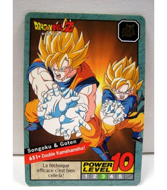 A886 Carte originale Dragon Ball Z Carddass Le Grand Combat Power Level FR  N°65