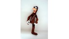 figurine walt disney star wars - goofy en chewbacca manque 1 jambe...