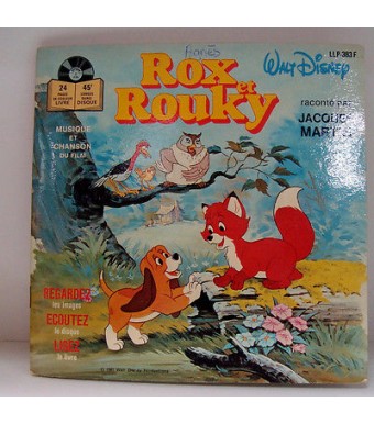 ROX ET ROUKY - WALT DISNEY - LLP 383 F Livre Disque 