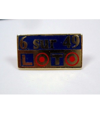 Pins PIN'S LOTO 6 sur 49 