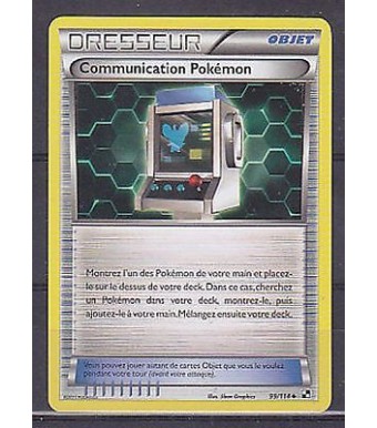 CARTE POKEMON - Dresseur Communication Pokemon 99/114 VF