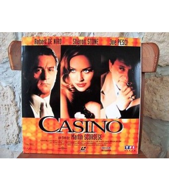 LASER DISC CASINO PAL SCORSESE DE NIRO STONE PESCI VINTAGE 1995 MINT