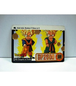 Carte Dragon Ball Z Carddass Bandai 1996 N°195 DP2600
