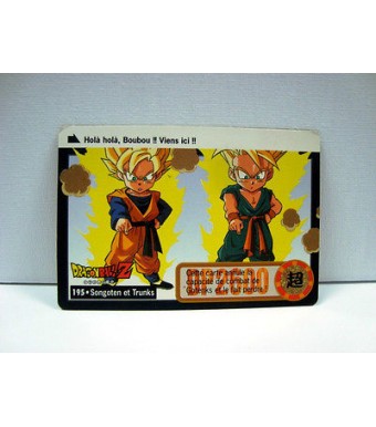 Carte Dragon Ball Z Carddass Bandai 1996 N°195 DP2600