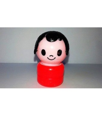 FIGURINE FIGURE VINTAGE EDUCALUX - LE PETIT GARCON socle rouge n°2  5cm